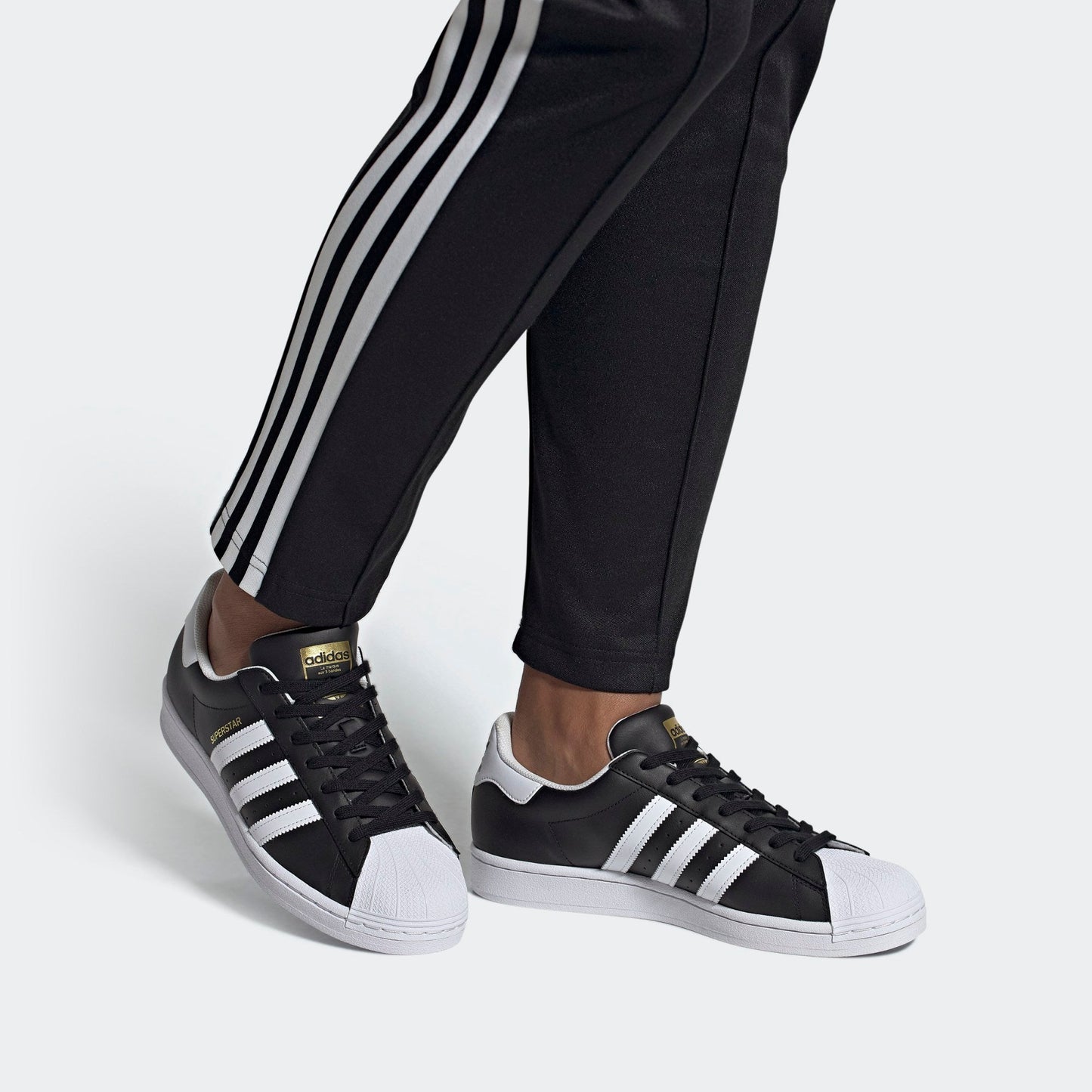 Adidas Originals Superstar Shoes ‘Black White Gold’ FX2331