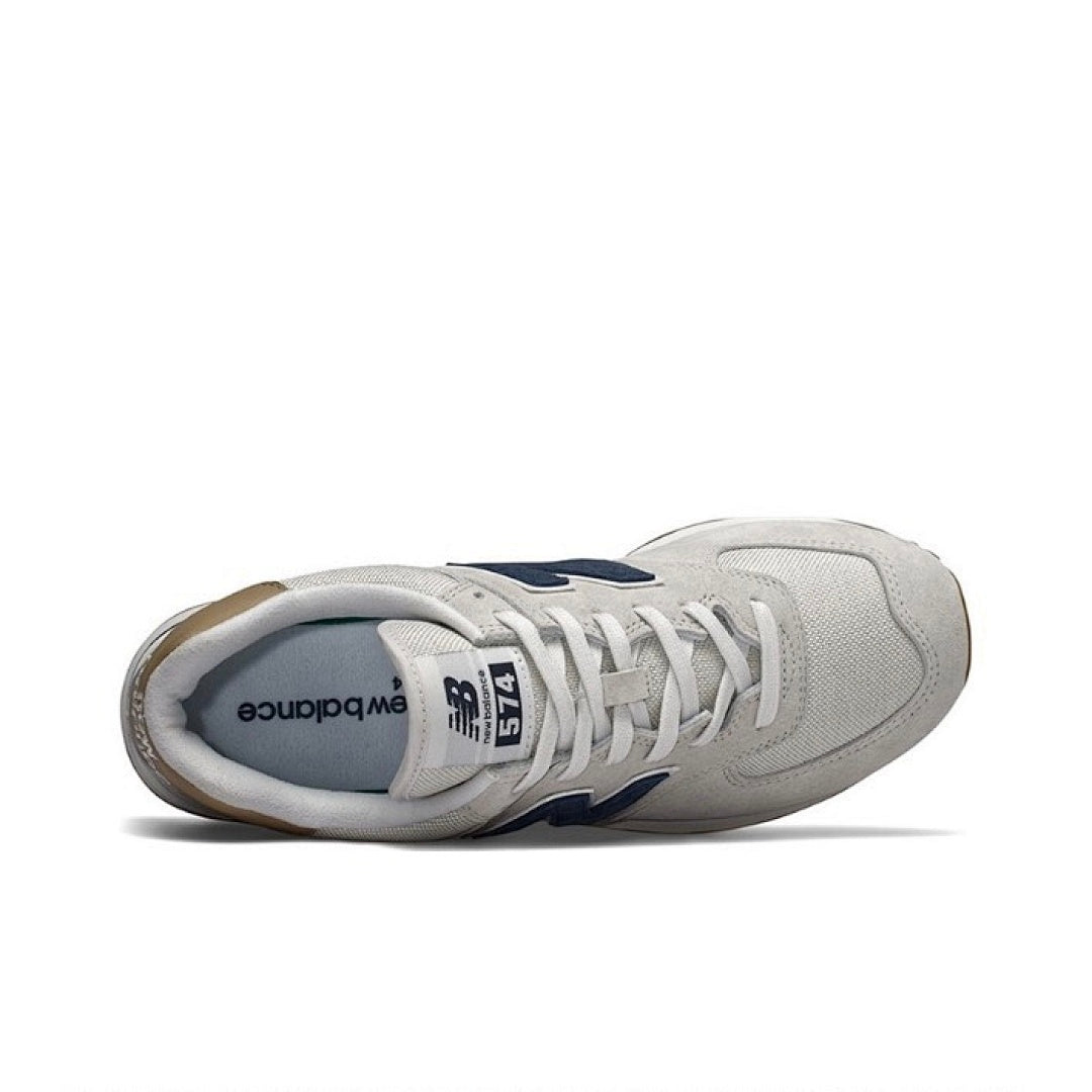 New Balance 574 Grey Navy Gum Lifestyle Sneakers ML574EVW