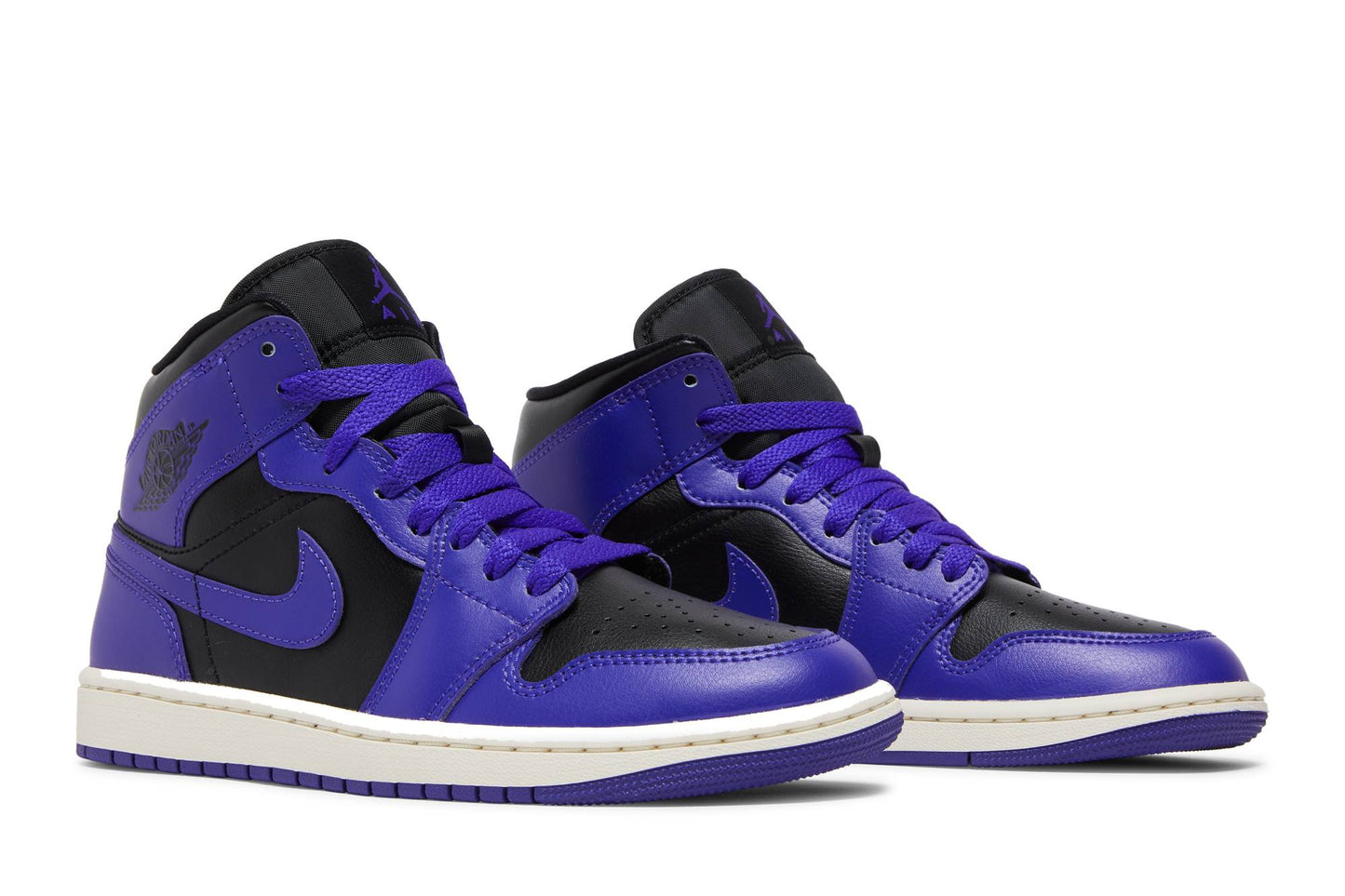 ( Women ) Air Jordan 1 Mid ‘Purple And Black’ BQ6472-051