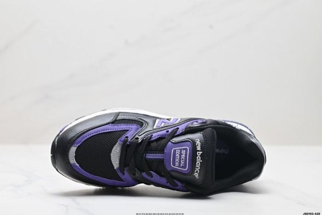 New Balance "2000" Black Purple White Unisex Running Lifestyle Sneakers Shoes Trainers