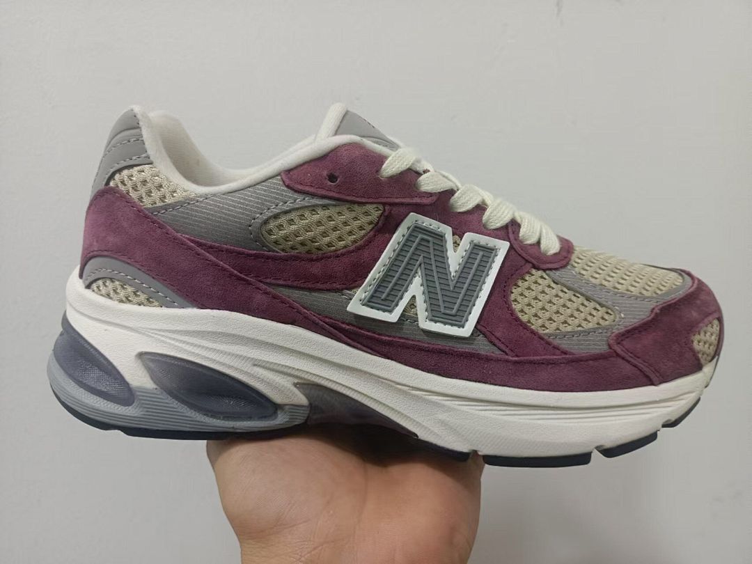 New Balance 2002R M2002RDK Dark Grape Castlerock Burgundy Grey Cream Lifestyle Sneakers