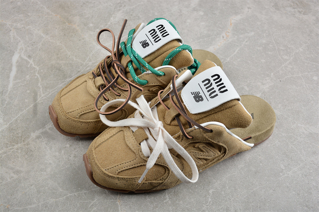 New Balance 2002R Mule M2002RMD Light Brown Suede Slip-On Backless Sneaker