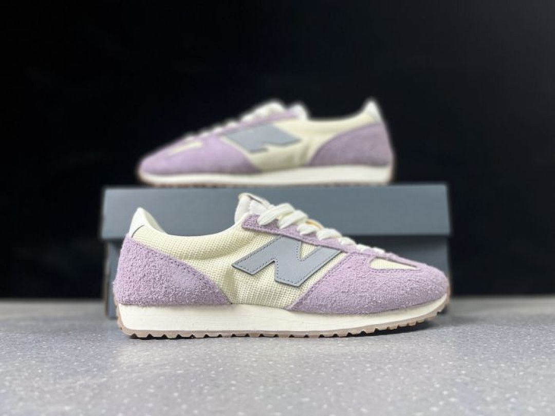 New Balance 237 Plum Moonbeam WS237PL1 Unisex Retro Lifestyle Sneakers Lavender Light Purple Cream Grey Suede Mesh Shoes