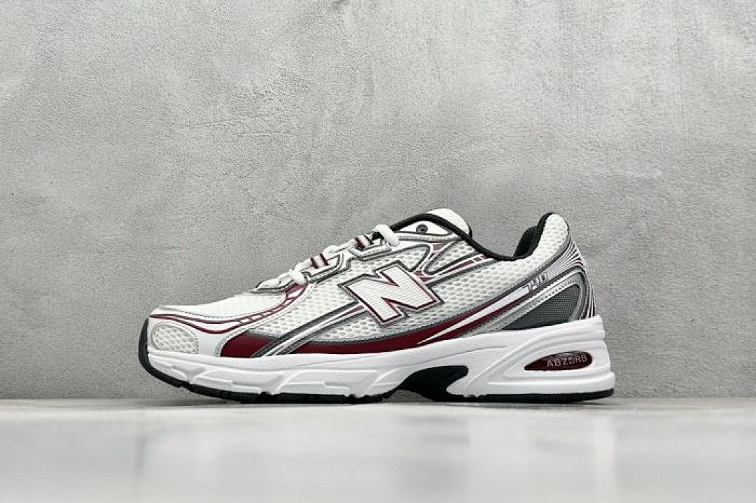 New Balance 1906R White Burgundy Silver Metallic Men's Lifestyle Sneakers M1906RCD