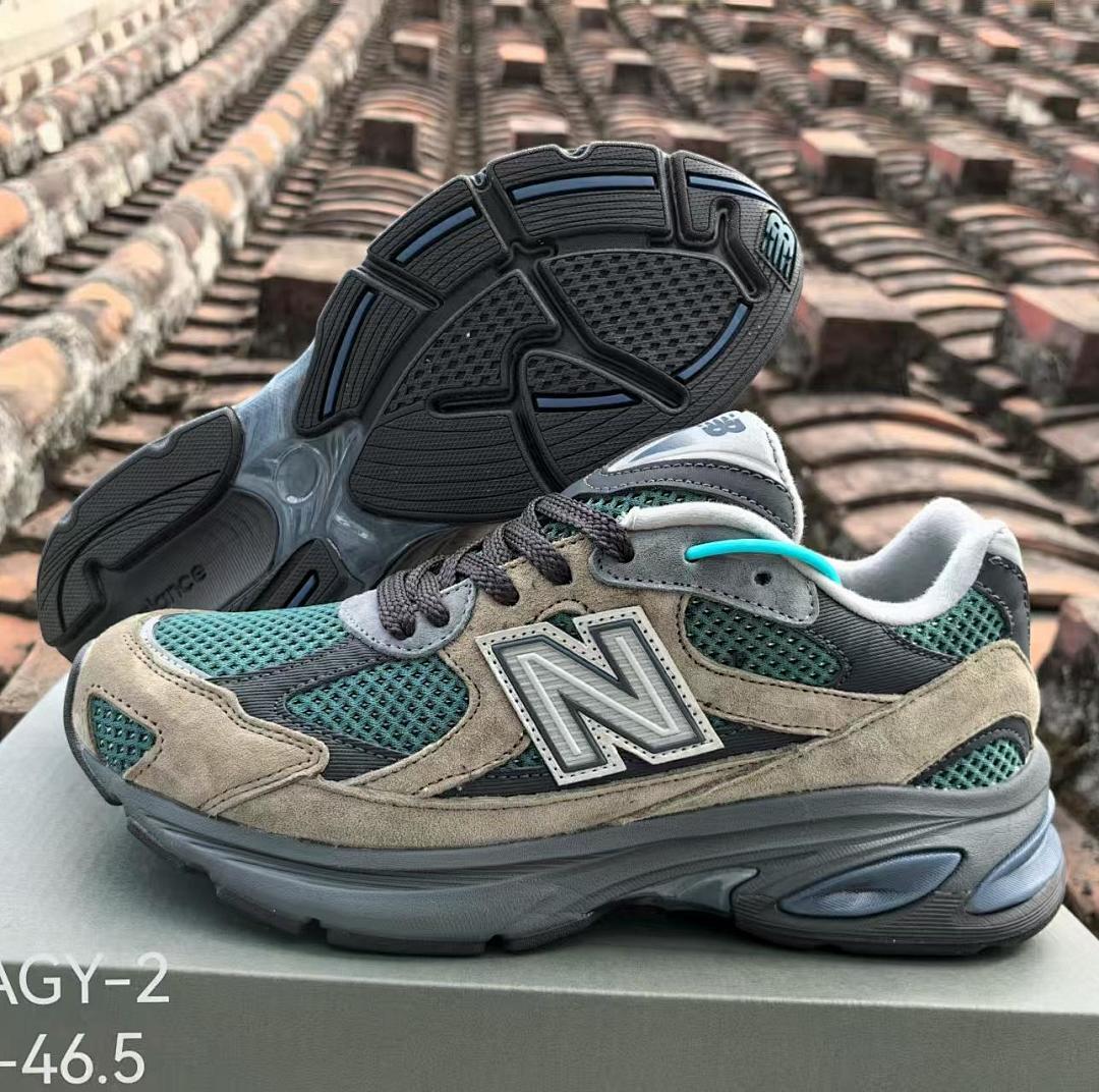 New Balance 990v3 M990WG3 Workwear Bark Green Castlerock Men's Lifestyle Running Shoes Brown Green Grey Suede Mesh Sneakers
