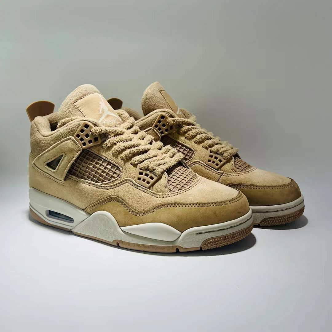 Nike Air Jordan 4 Retro Mushroom (W) AQ9129-200 Women's Sneakers Shoes