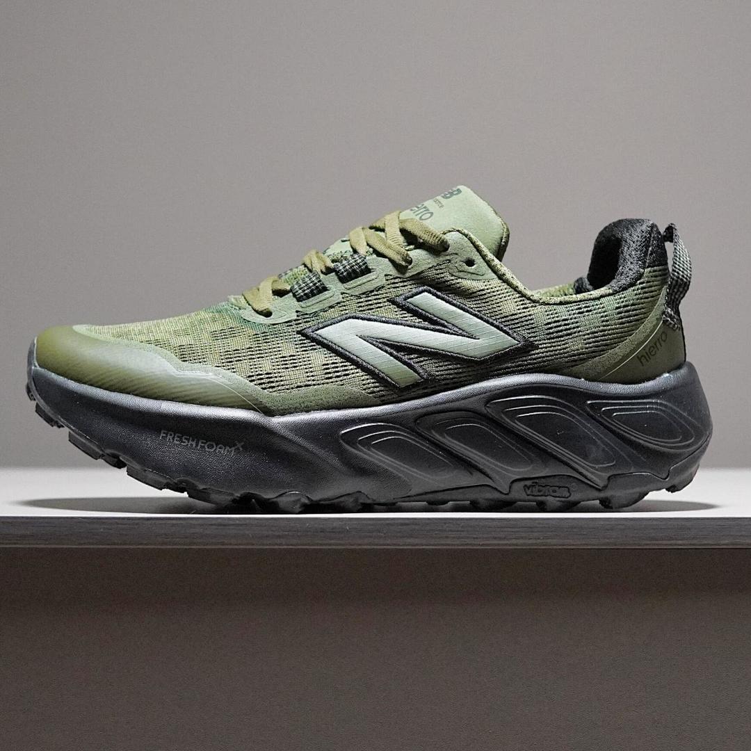 New Balance Fresh Foam X Hierro v7 Men's Trail Running Shoes MTHIER7G - Olive Green Black - Fresh Foam X Vibram Sneakers