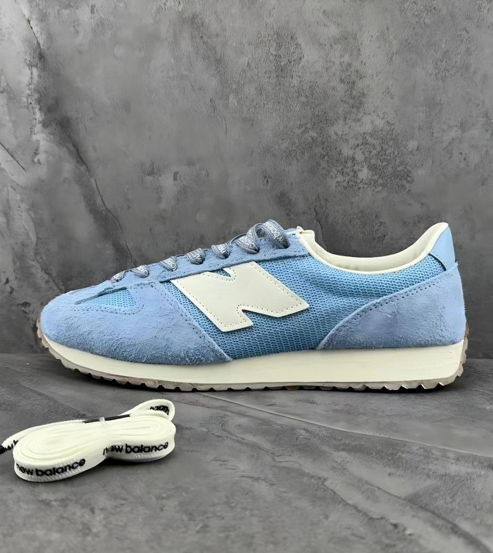 New Balance U420 Light Blue Sky Blue Suede Mesh Lifestyle Sneakers