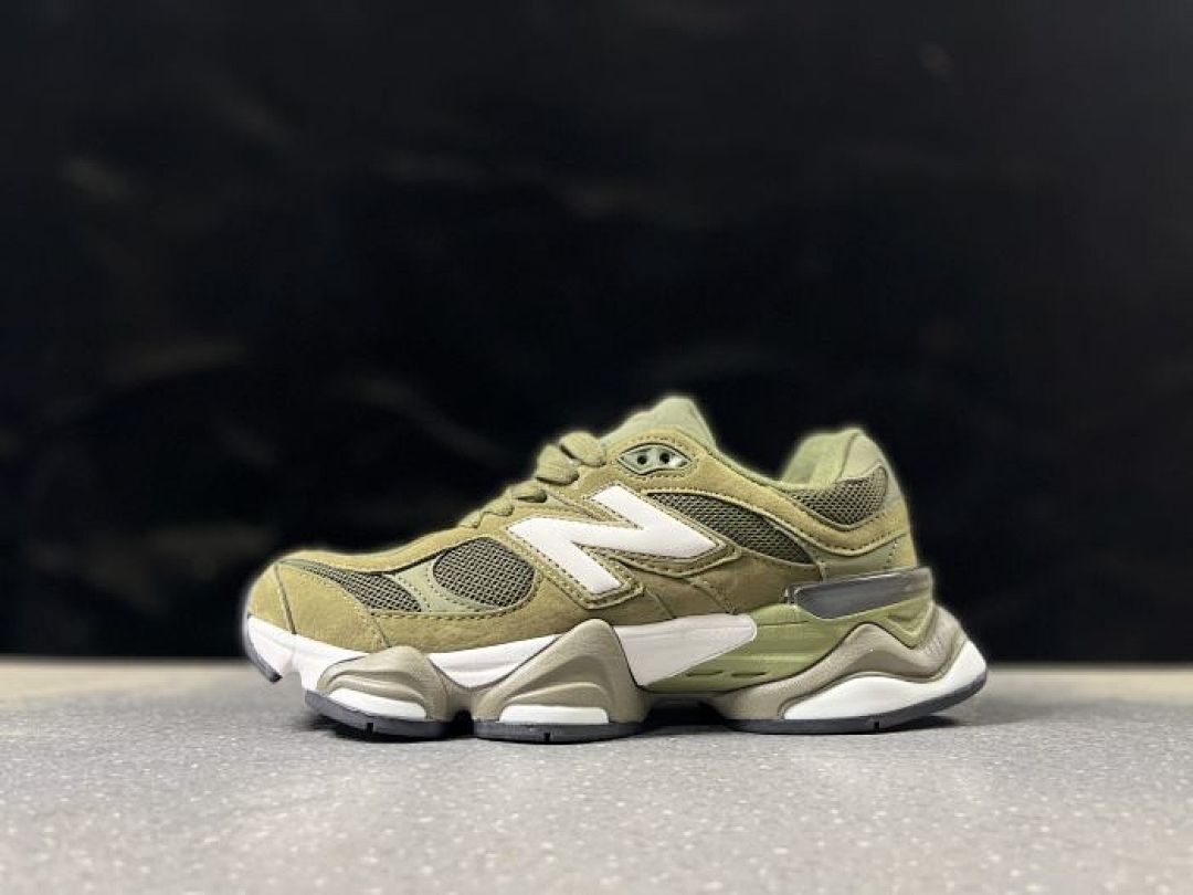 New Balance 9060 Dark Olive White U9060FMB Unisex Lifestyle Sneakers Shoes