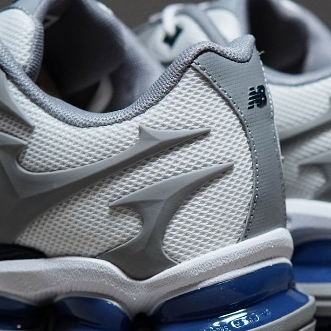 Custom New Balance N Mizuno Wave Prophecy LS White Sky Blue Lifestyle Sneakers
