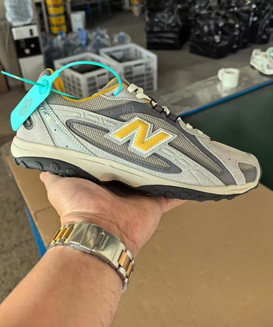 New Balance 2002R Grey Yellow Lifestyle Running Sneakers