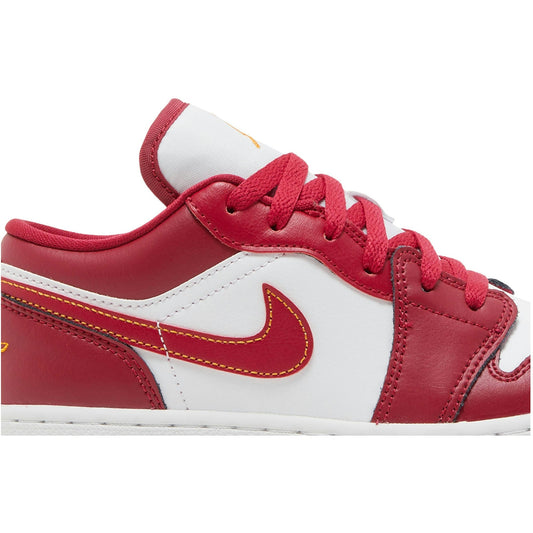 ( Grade School ) Air Jordan 1 Low Cardinal Red 553560-607