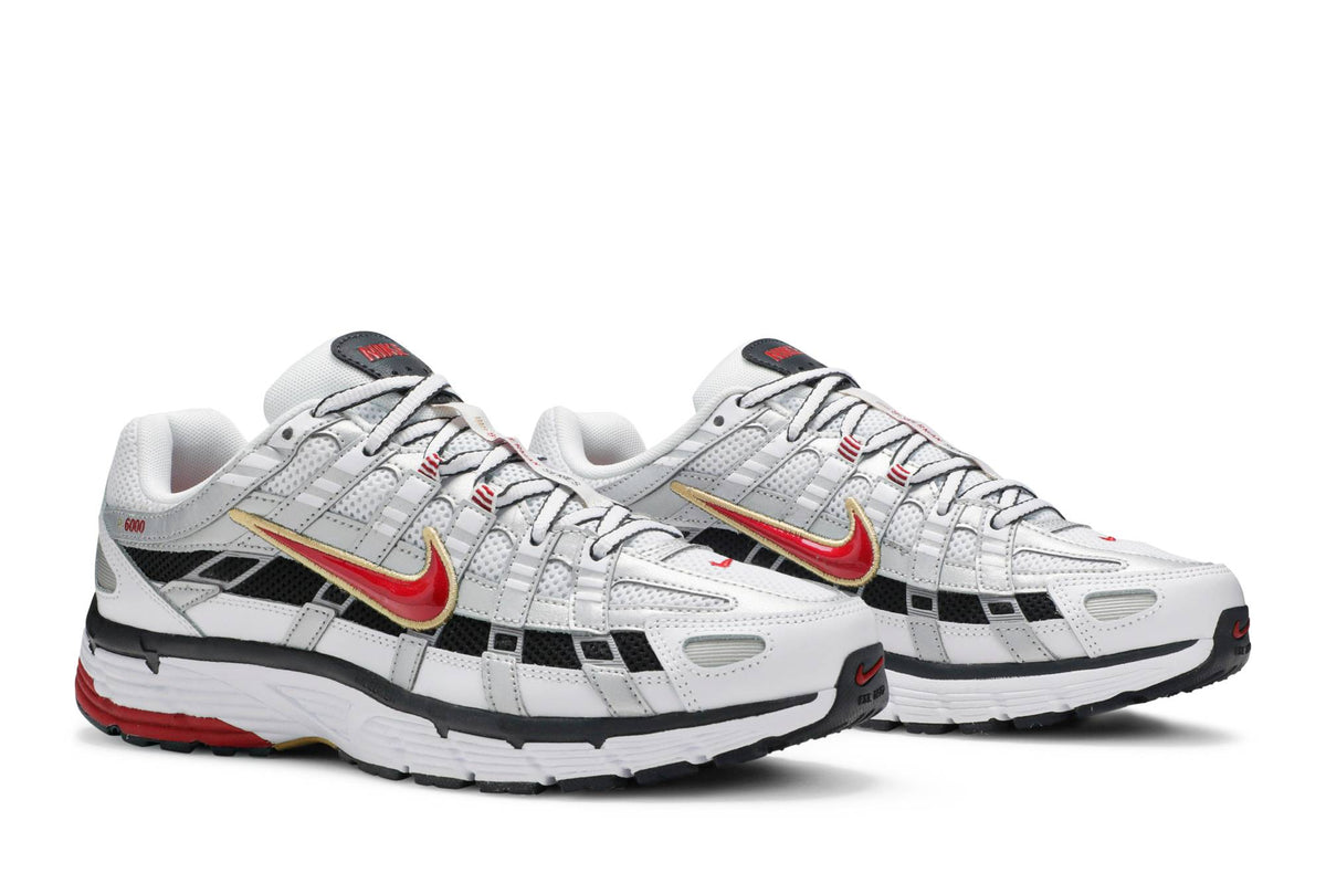 ( Women ) Nike P-6000 CNPT Metallic Silver Red BV1021-101