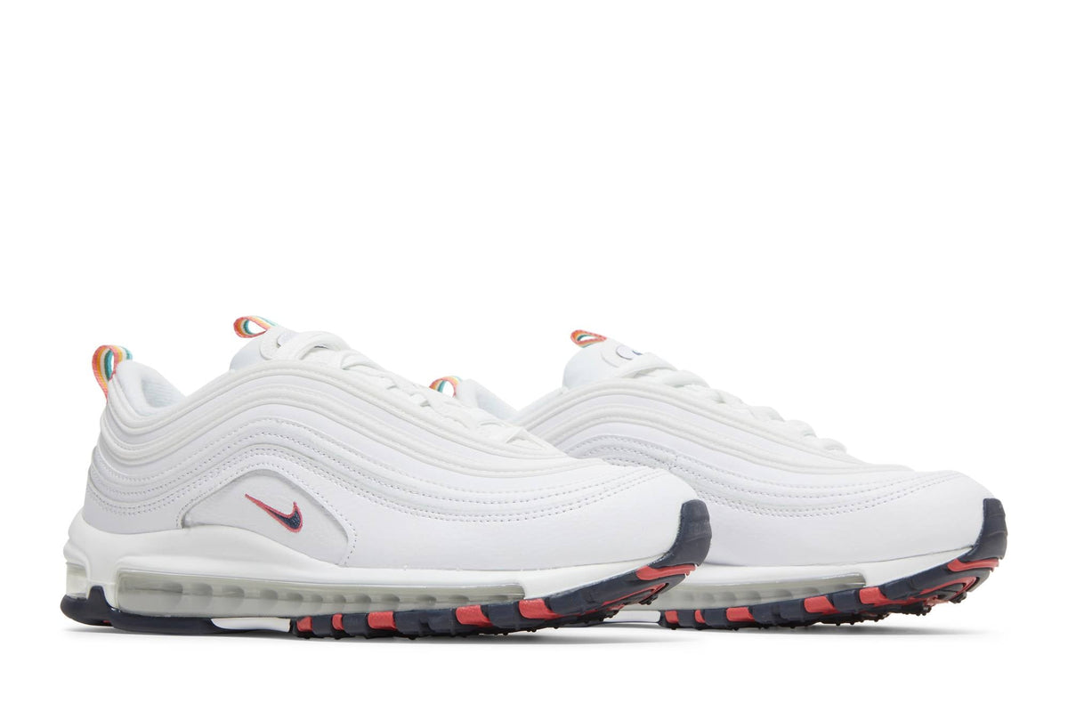 ( Women ) Nike Air Max 97 White Multi Color Pull Tabs DH1592-100