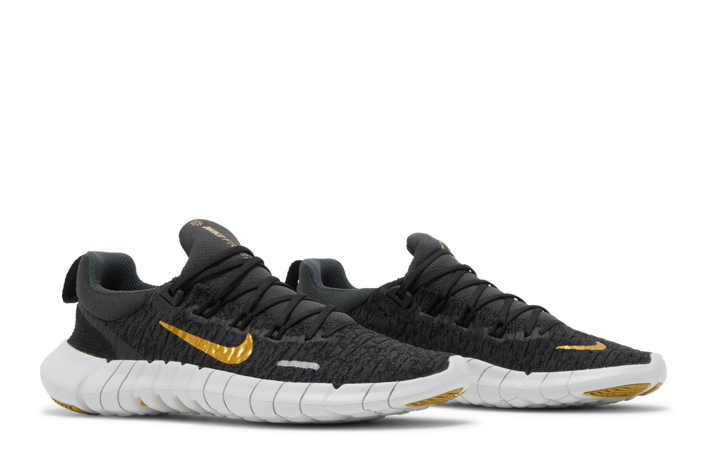 ( Women ) Nike Free Run 5.0 Next Nature ‘Dark Smoke Grey Metallic Gold Coin’ CZ1891-005