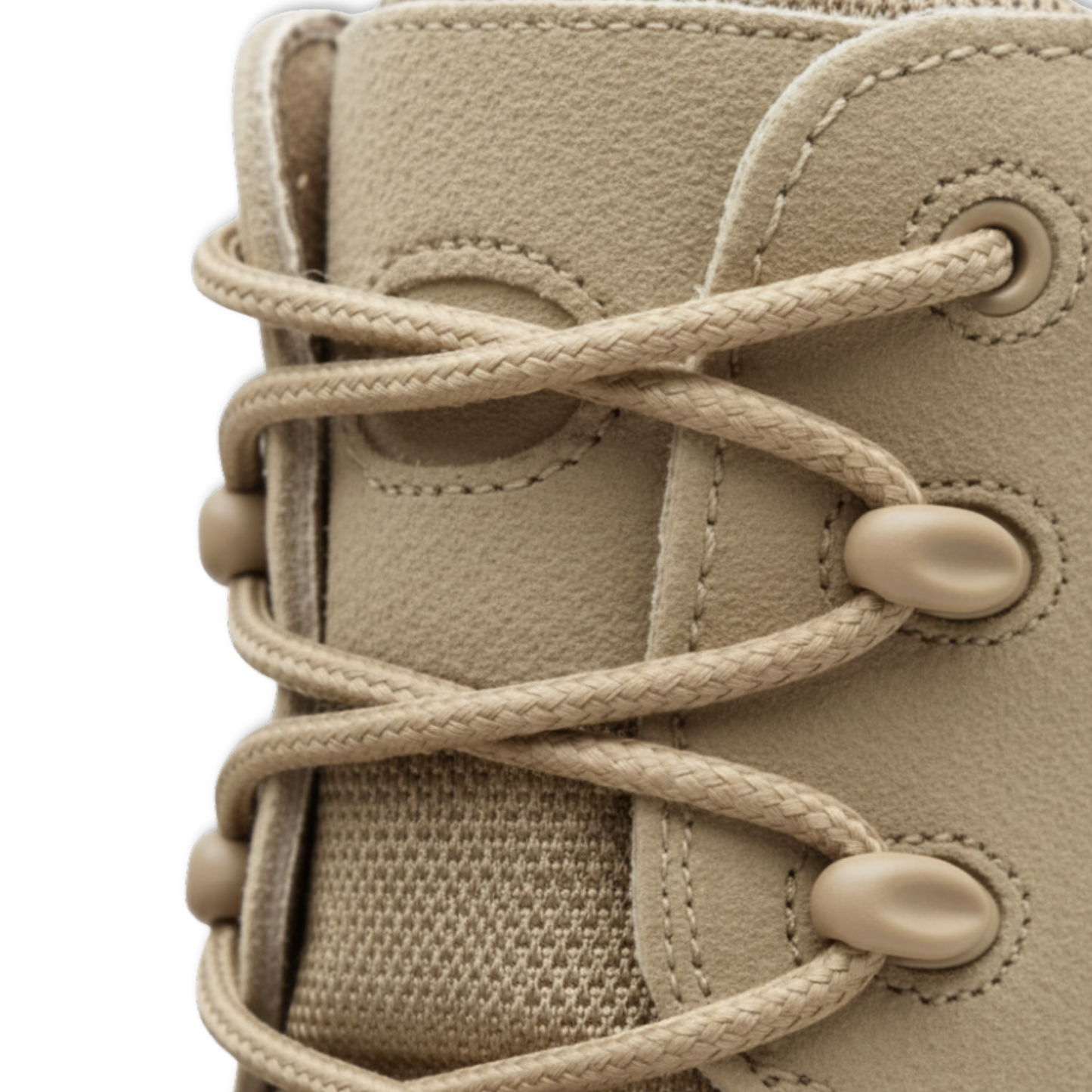 Blotcha Men's Waterproof Tactical Combat Ankle Boots, Beige Tan