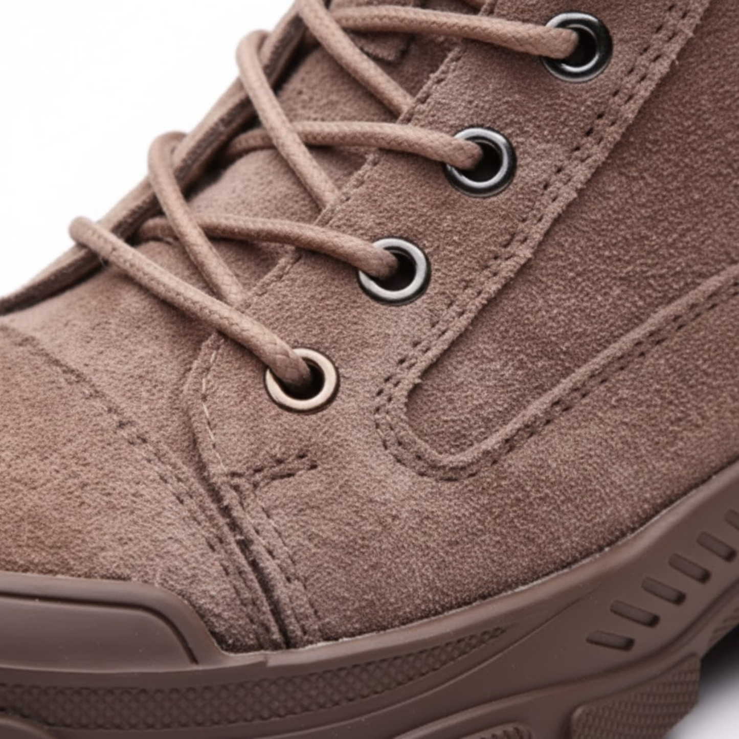 Blotcha Women's Genuine Leather Winter Ankle Boots Brown Plush Lined Snow Booties Thick Sole