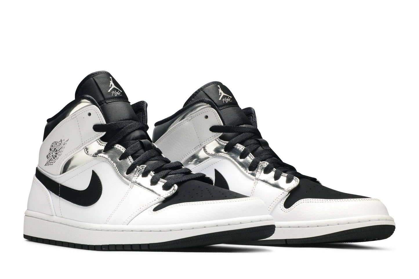 Air Jordan 1 Mid ‘White Silver’ 554724-121