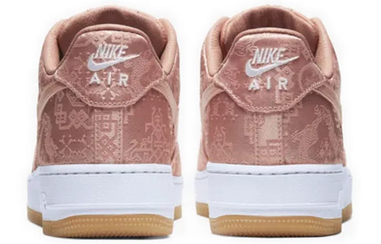 CLOT X Nike Air Force 1 Low Rose Gold Silk