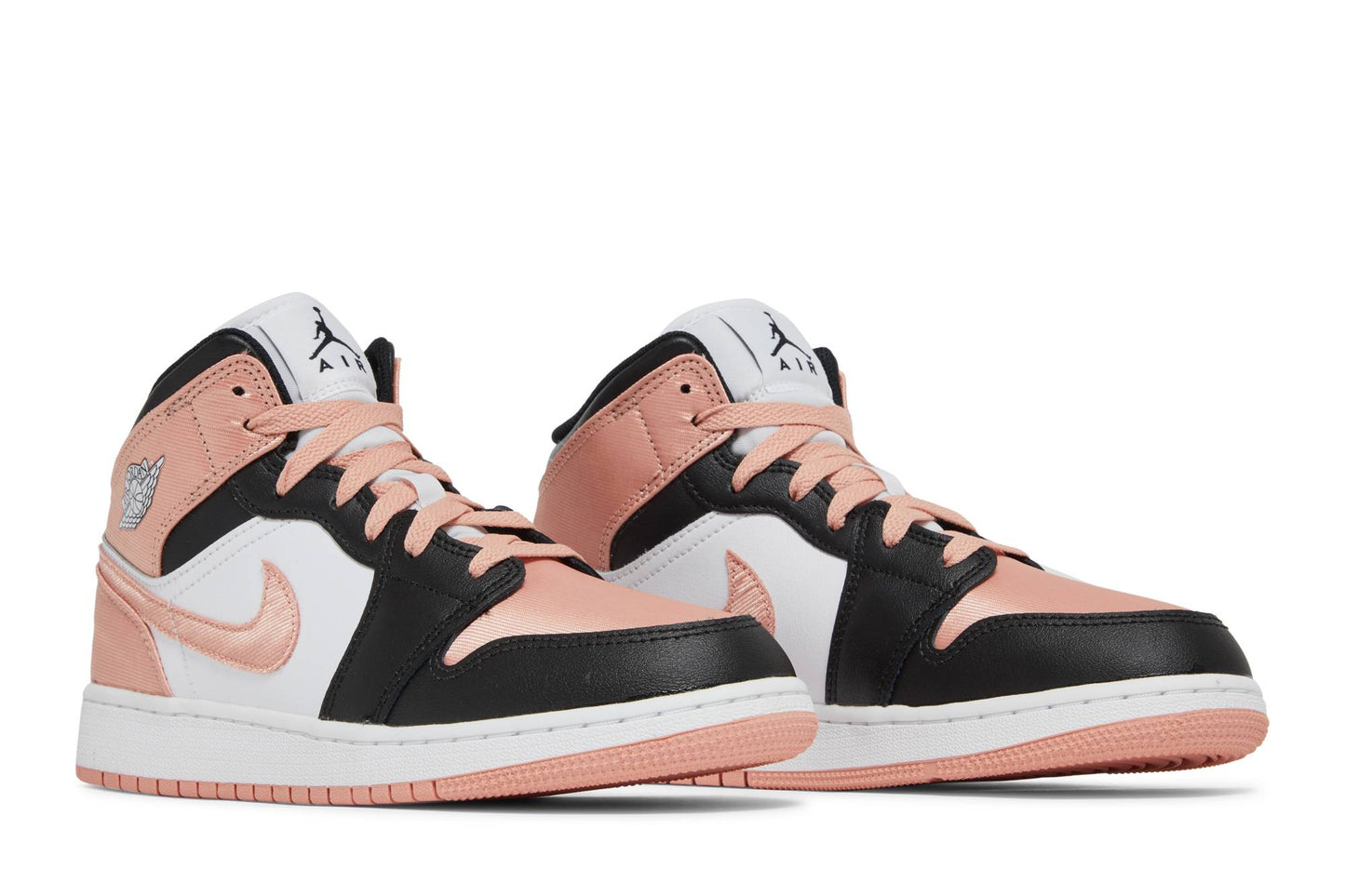 ( Grade School ) Air Jordan 1 Mid ‘White Light Madder Root’ DM9077-108