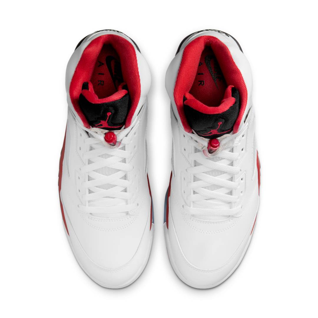 Air Jordan 5 “Fire Red” with Black Tongue