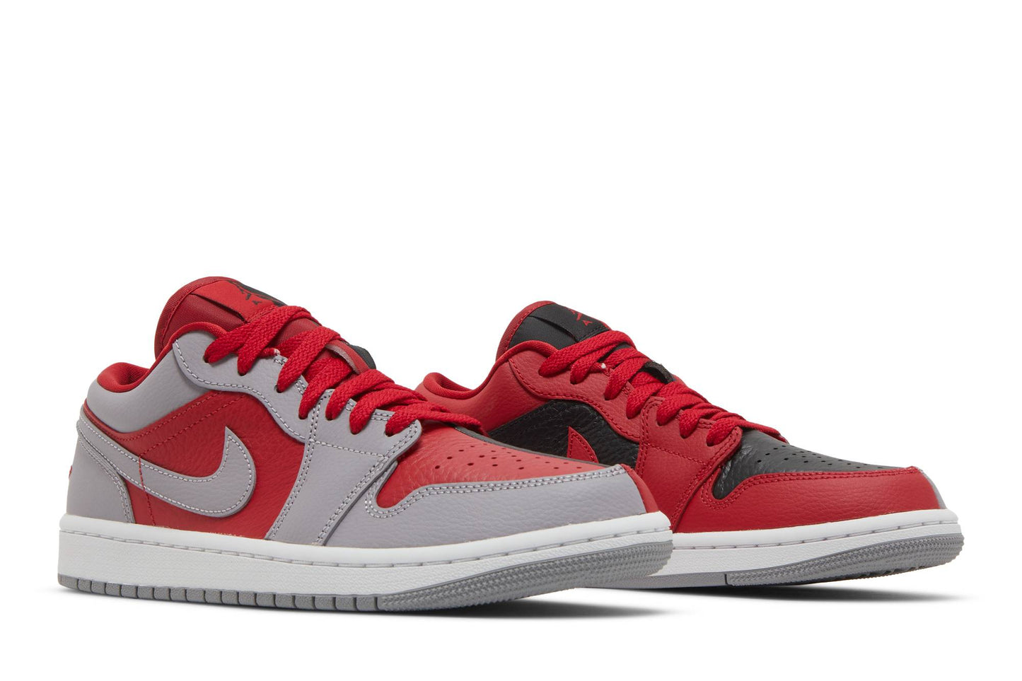 ( Women ) Air Jordan 1 Low SE ‘Split – Gym Red Cement Grey’ DR0502-600