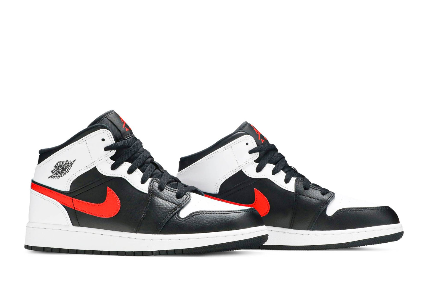 ( Grade School ) Air Jordan 1 Mid ‘Chile Red’ 554725-075