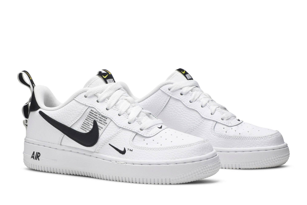 ( Grade School ) Nike Air Force 1 Low Utility White Black AR1708-100