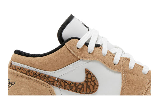 ( Grade School ) Air Jordan 1 Low SE ‘Brown Elephant’ DZ5368-201