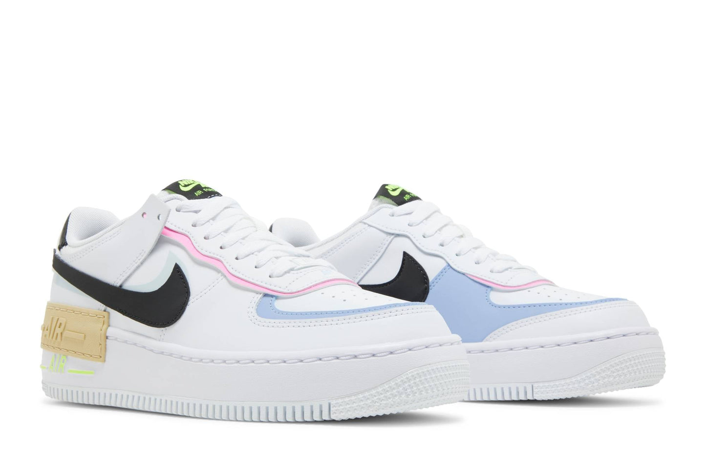 ( Women ) Nike Air Force 1 Shadow ‘White Black Pastel’ FJ0735-100
