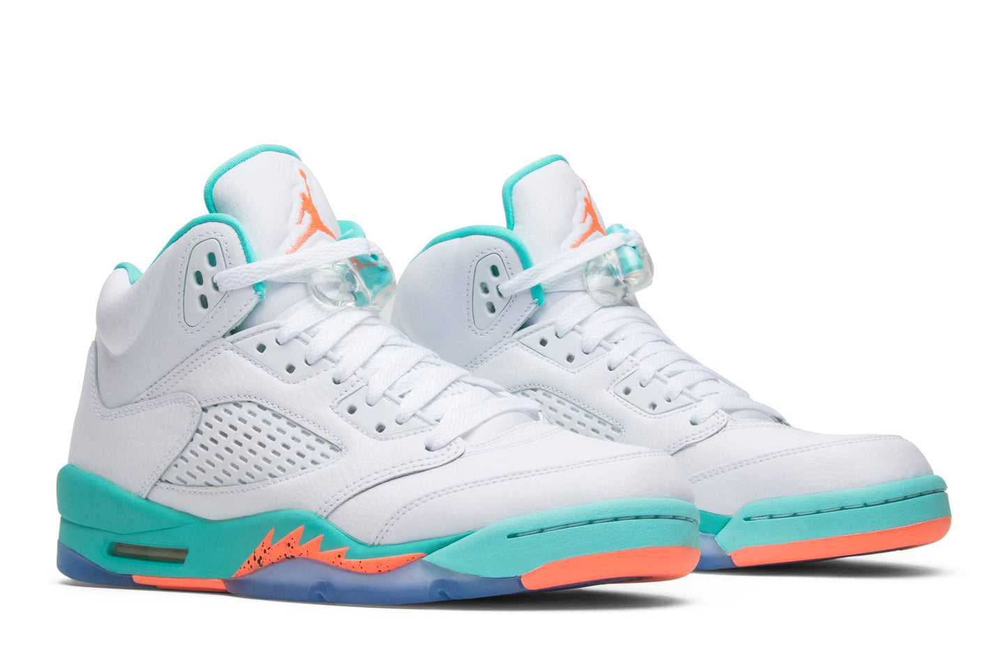 ( Grade School ) Air Jordan 5 Retro ‘Light Aqua’ 440892-100