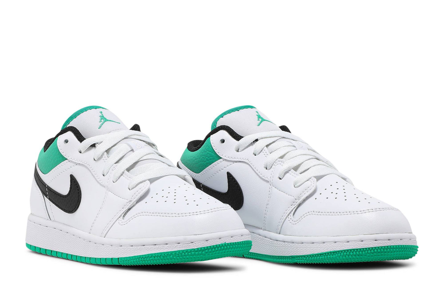 ( Grade School ) Air Jordan 1 Low ‘White Lucky Green’ 553560-129