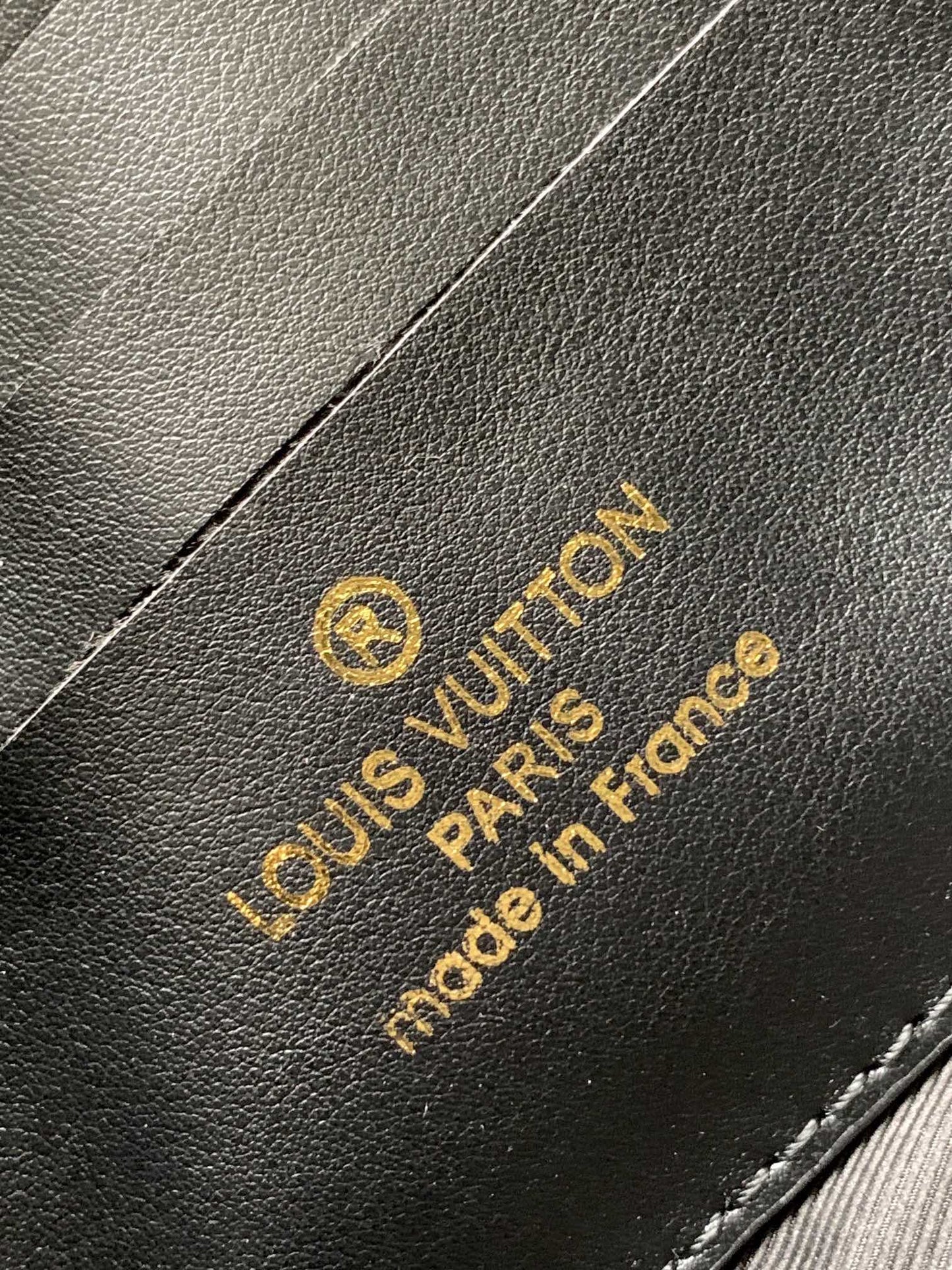 Louis Vuitton Black Quilted Chevron Crossbody Bag with Wide Strap and Gold Chain