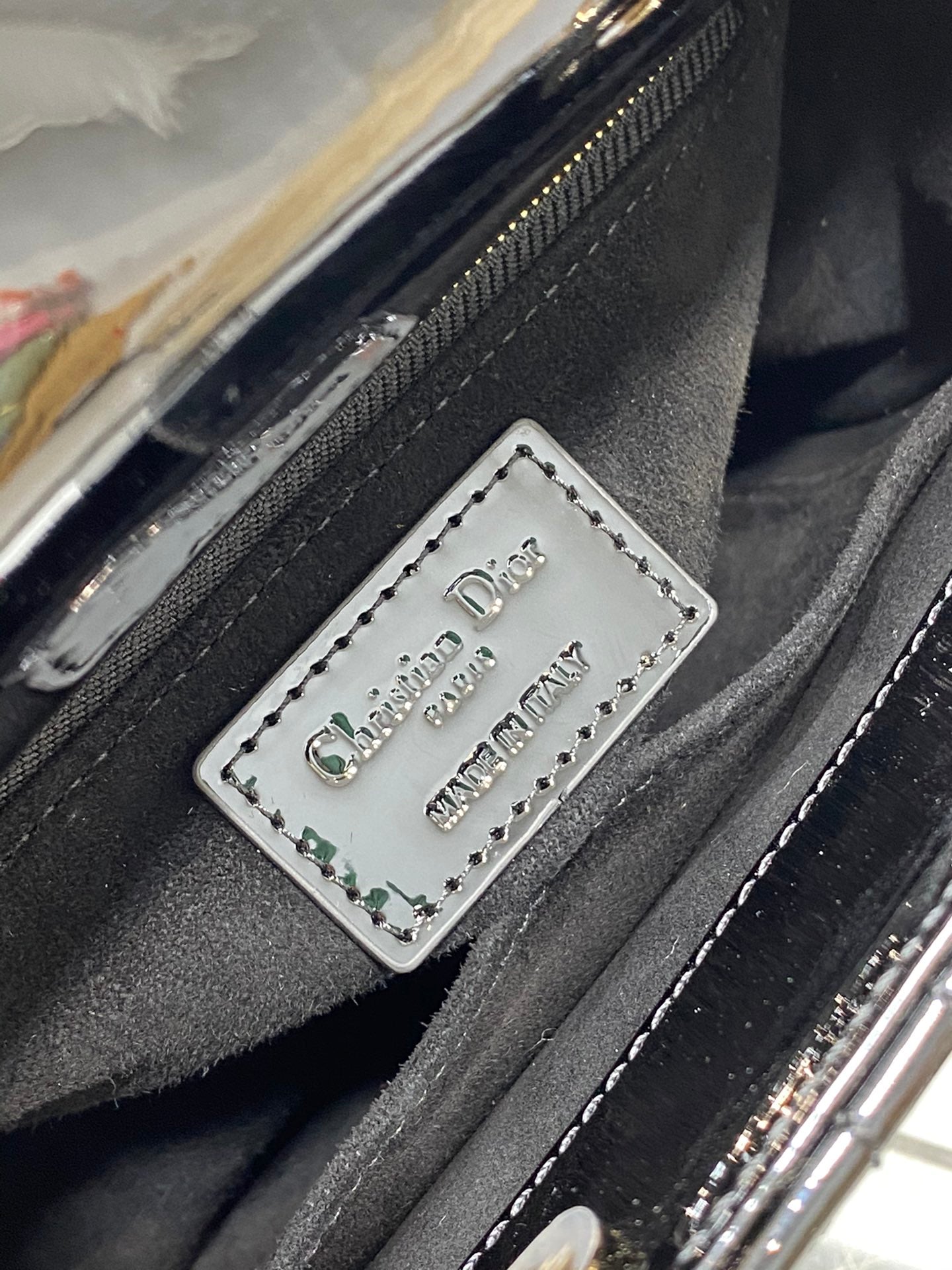 Christian Dior Small Lady Dior My ABCDior Bag - Black Cannage Lambskin