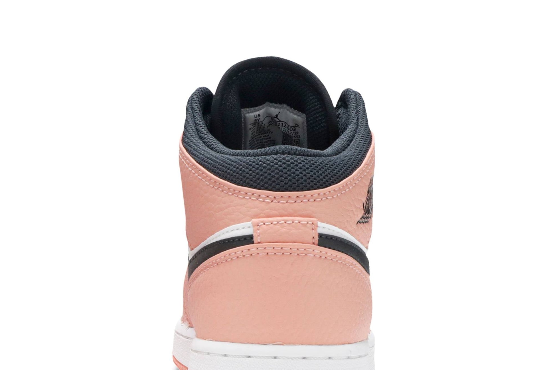 ( Grade School ) Air Jordan 1 Mid ‘Pink Quartz’ 555112-603