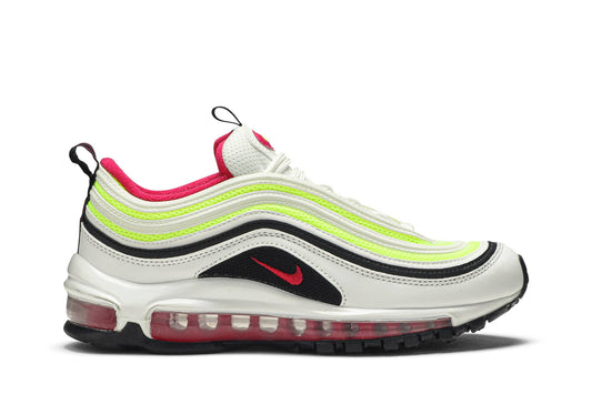 ( Youth ) Nike Air Max 97 White Rush Pink Volt CJ9978-100