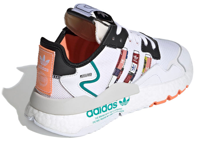 Adidas Originals Nite Jogger Boost ‘Grey Black Green’ FX3811
