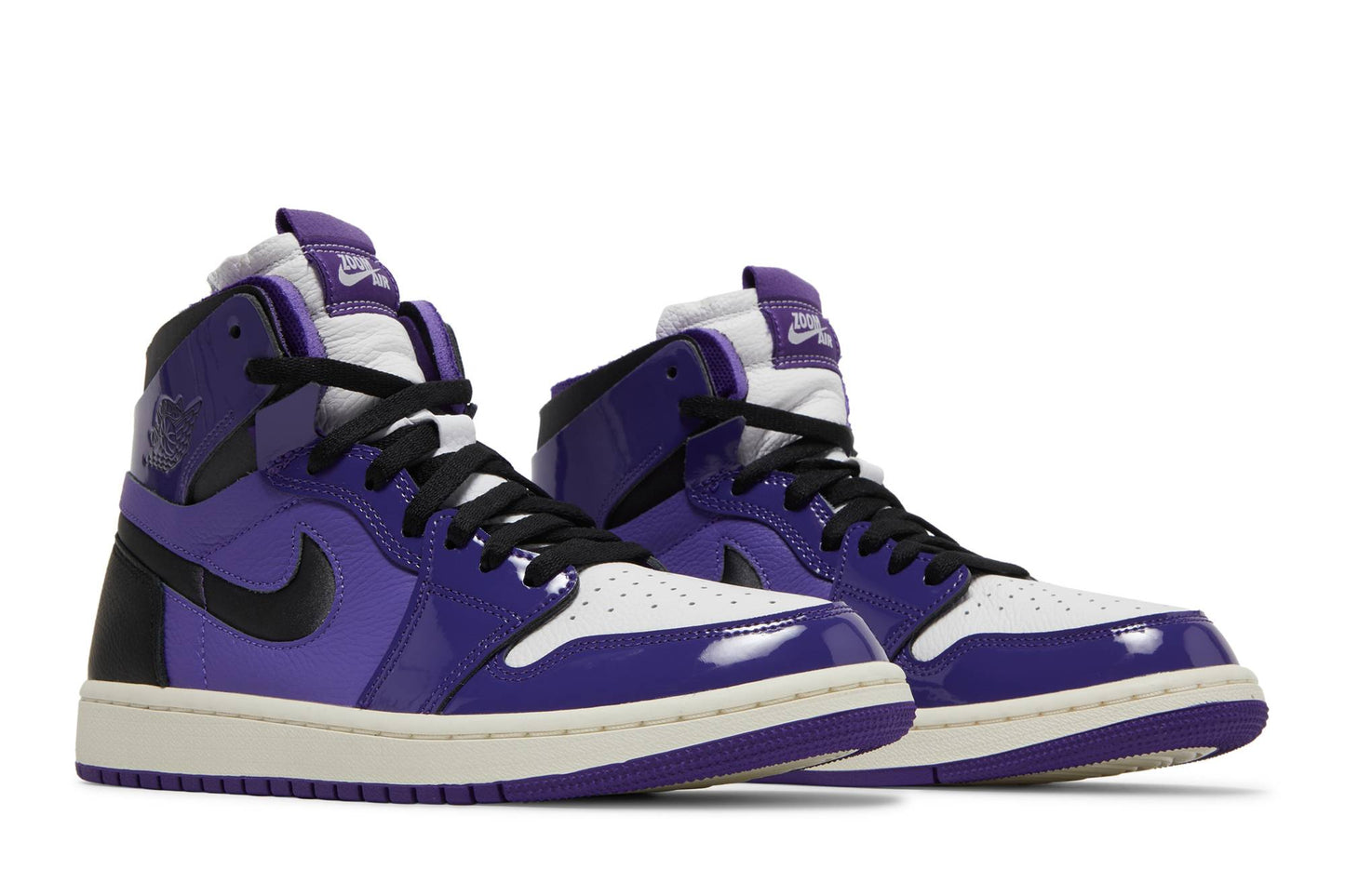 ( Women ) Air Jordan 1 Zoom CMFT ‘Purple Patent’ CT0979-505