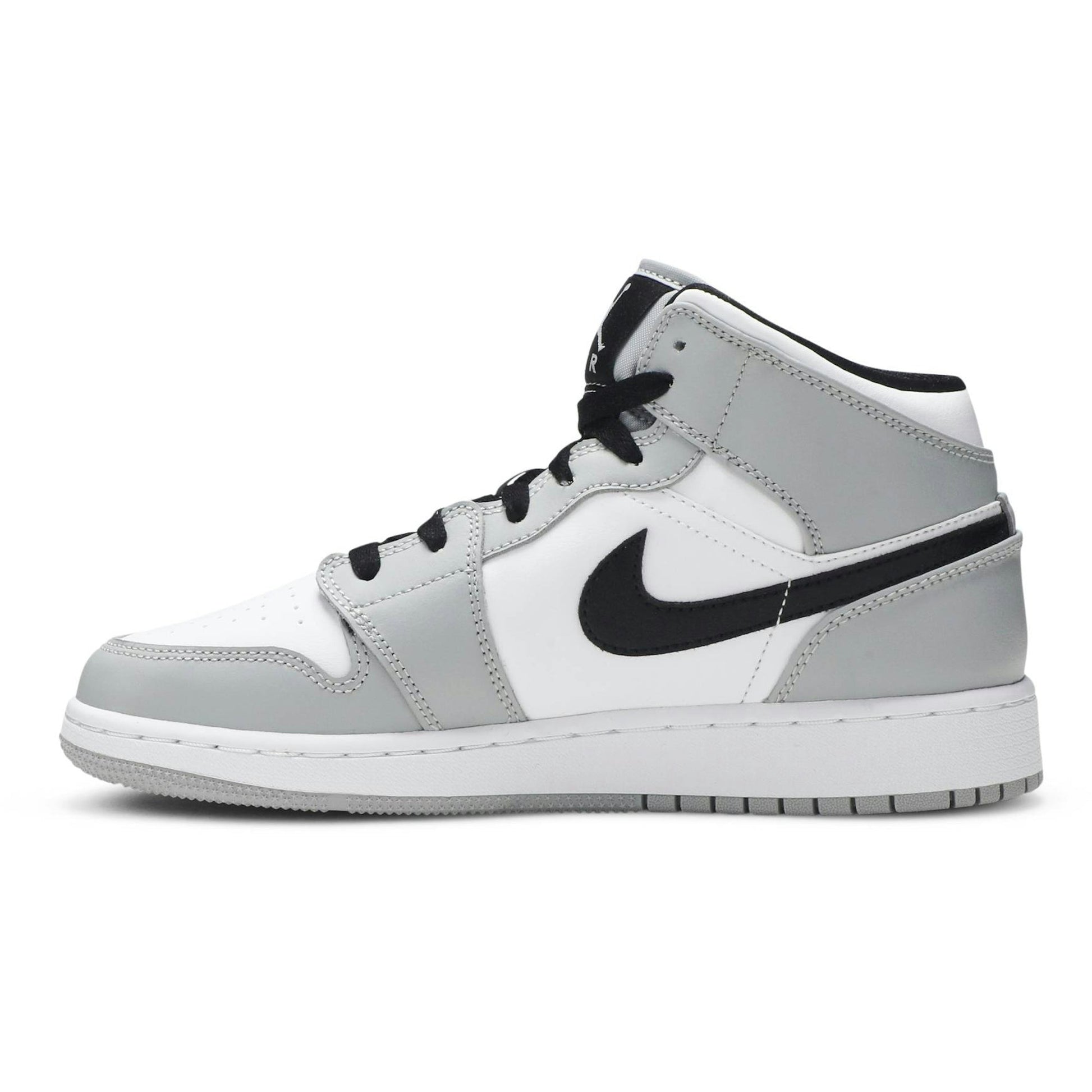 ( Grade School ) Air Jordan 1 Mid ‘Light Smoke Grey’ 554725-092