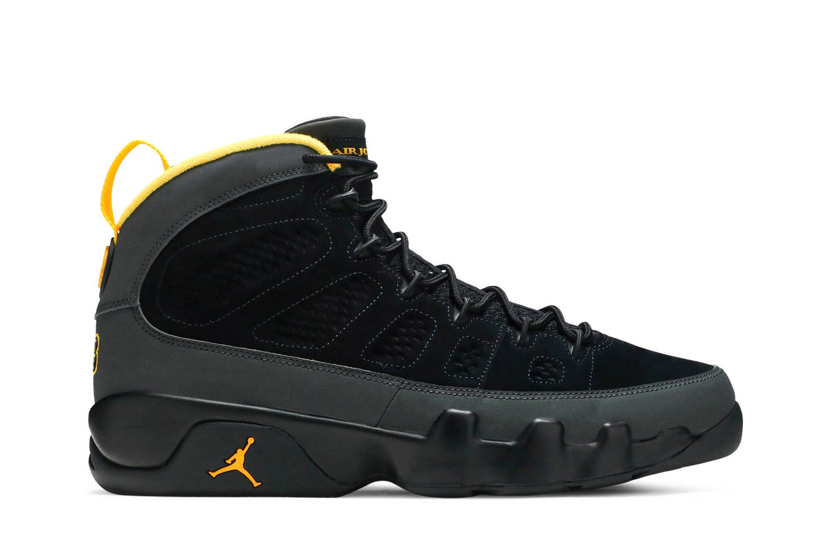 Air Jordan 9 Retro Dark Charcoal University Gold CT8019-070