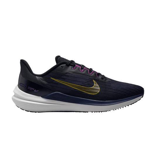 Nike Air Winflo 9 Black Gold Suede DD6203-007