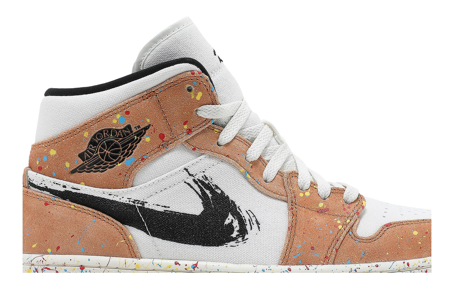 Air Jordan 1 Mid SE ‘Brushstroke Paint Splatter’ DA8005-100