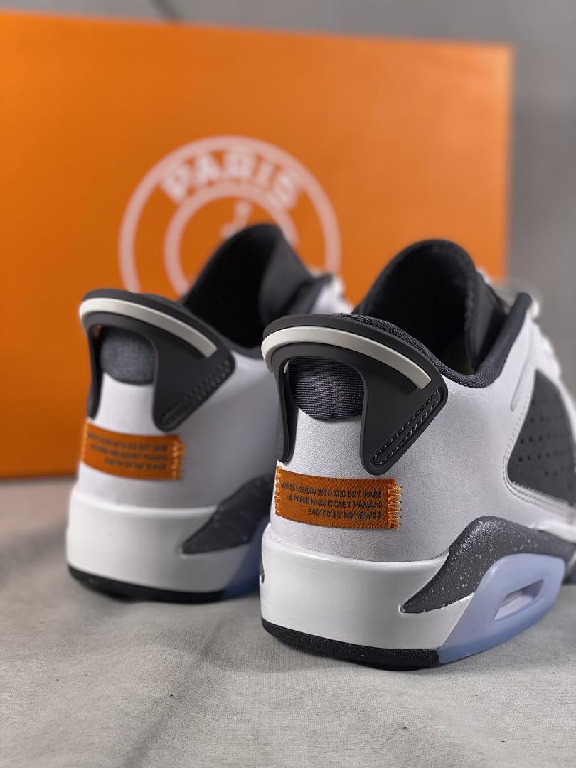 Nike Air Jordan 6 Low PSG Paris Saint-Germain Arctic Grey White Infrared 23 Men's Sneakers DR0151-107