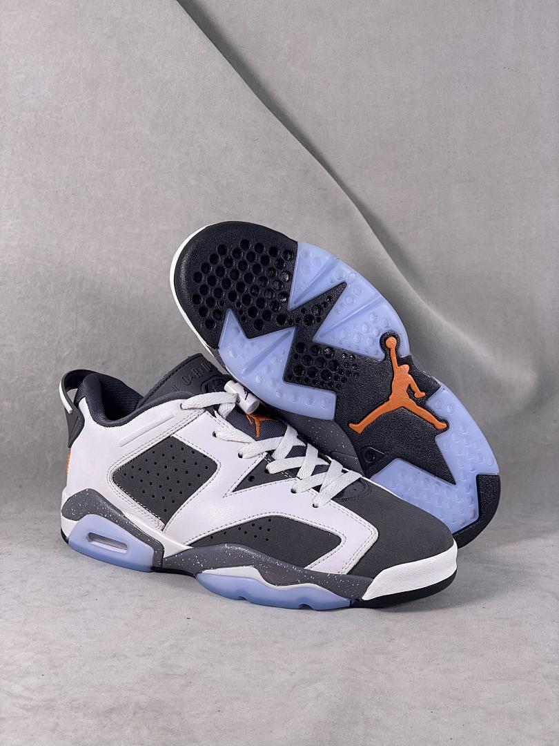 Nike Air Jordan 6 Low PSG Paris Saint-Germain Arctic Grey White Infrared 23 Men's Sneakers DR0151-107