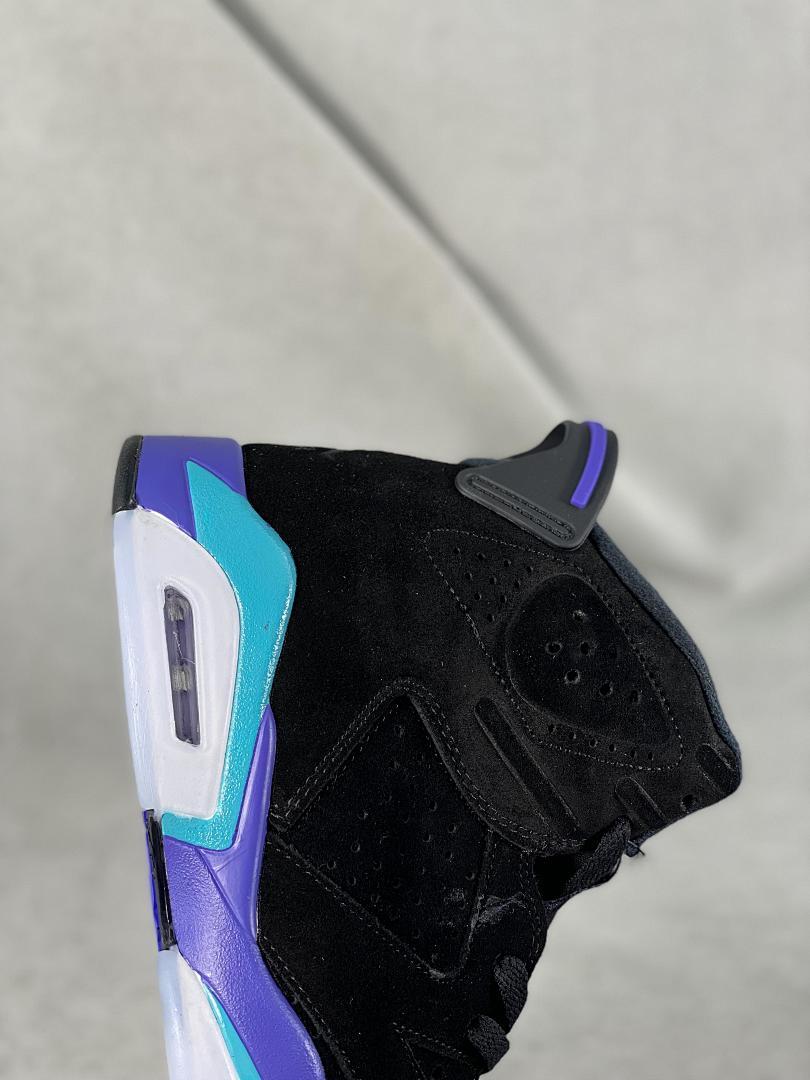 Air Jordan 6 Retro "Aqua" Black Bright Concord Aquatone Men's Sneakers CT8529-004