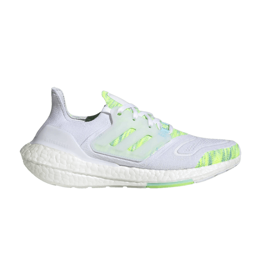 ( Women ) Adidas UltraBoost 22 ‘White Bliss Blue Yellow’ GX5926