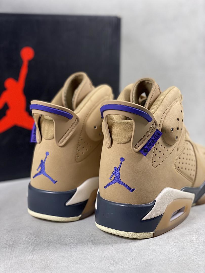 Travis Scott x Air Jordan 6 Retro SP 'British Khaki' Men's Sneakers DH0690-200 - Limited Edition Designer Collaboration Basketball Shoes
