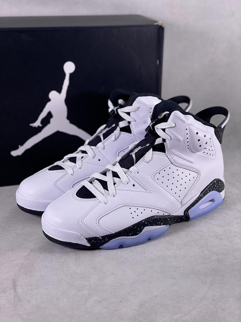 Nike Air Jordan 6 Retro White Black CT8529-100 Men's Basketball Sneakers Shoes (Oreo)