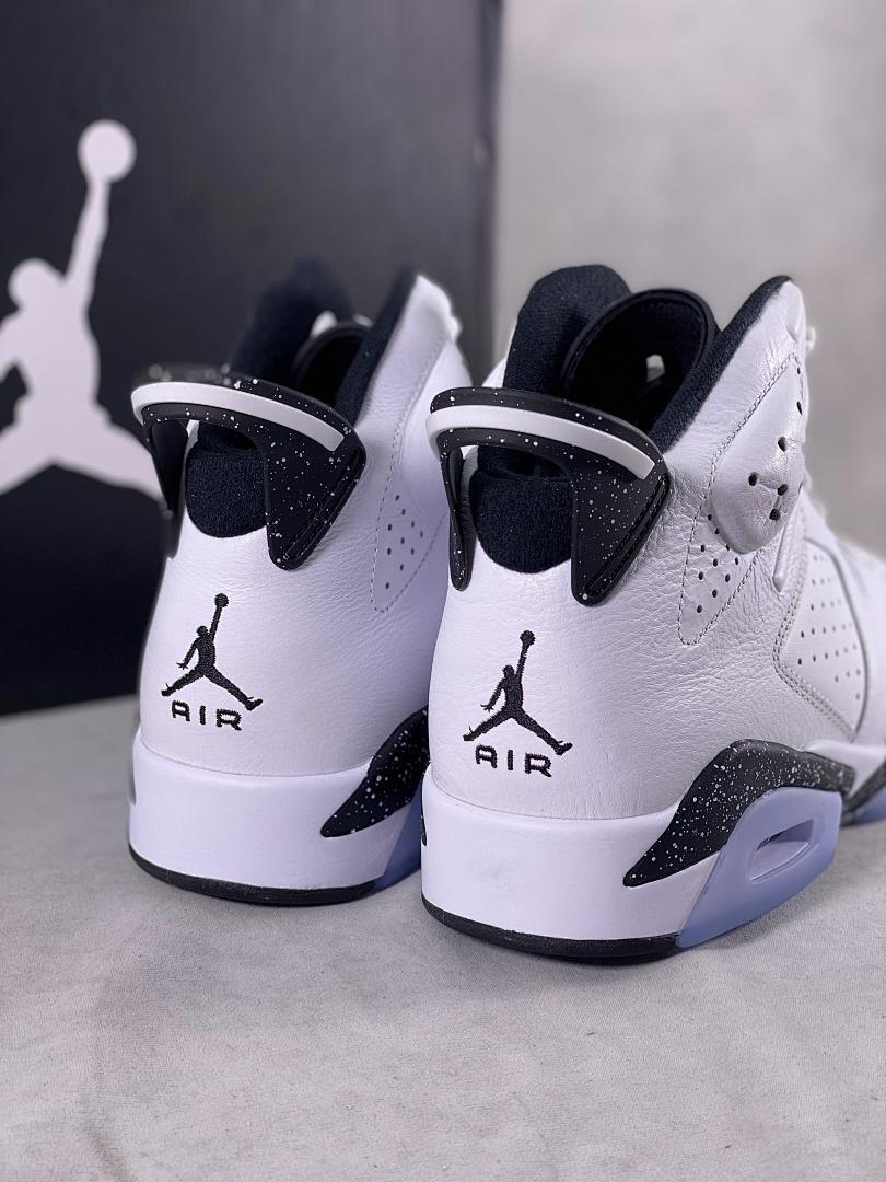 Nike Air Jordan 6 Retro White Black CT8529-100 Men's Basketball Sneakers Shoes (Oreo)
