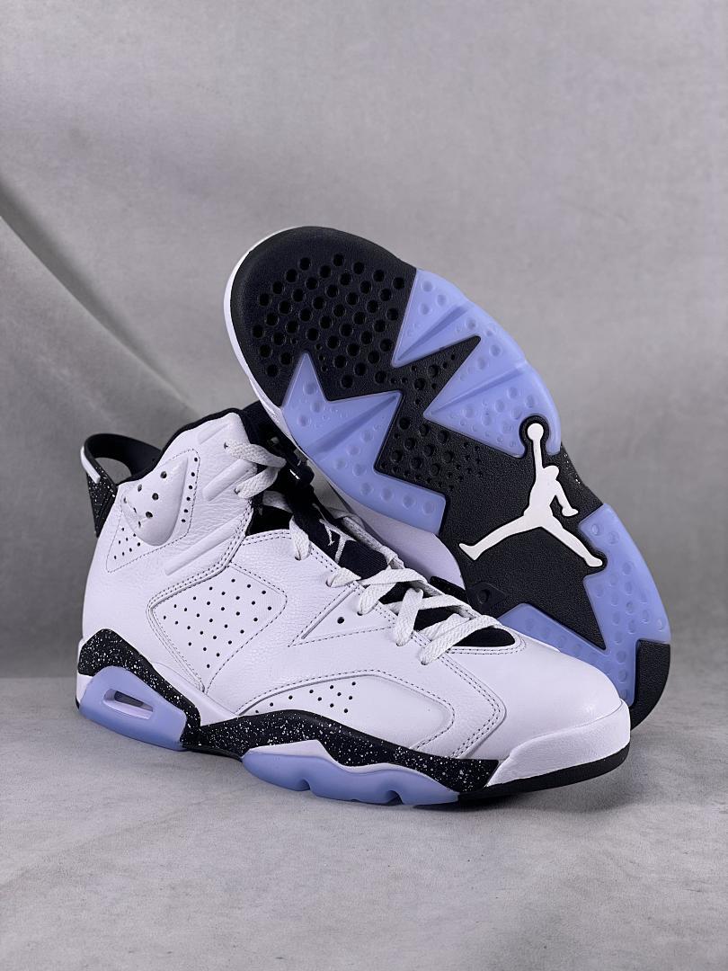 Nike Air Jordan 6 Retro White Black CT8529-100 Men's Basketball Sneakers Shoes (Oreo)